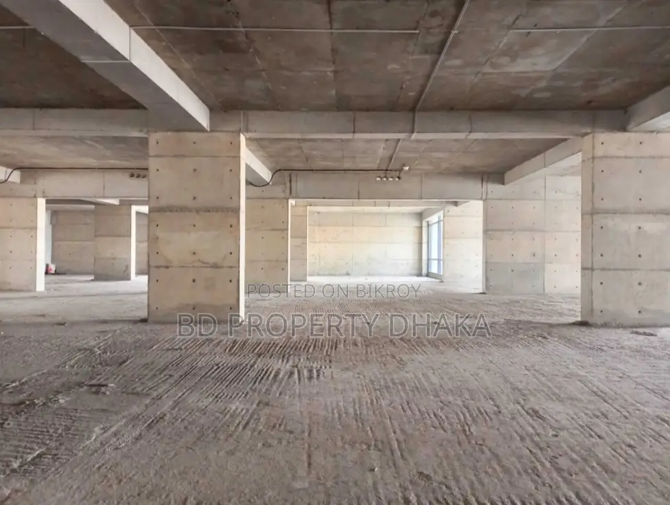 21500 Sqft Brand New Open Commercial Space Rent in Gulshan Avenue in Gulshan