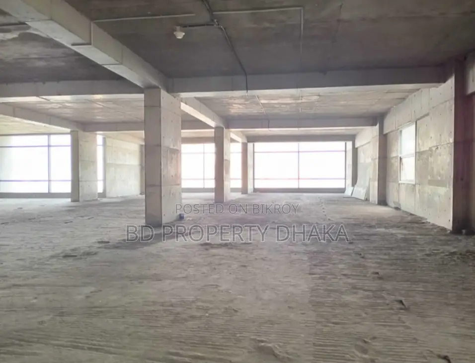 21500 Sqft Brand New Open Commercial Space Rent in Gulshan Avenue in Gulshan