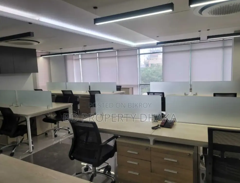 4500 Sqft Furnished Open Commercial property rent in Gulshan Avenue in Gulshan