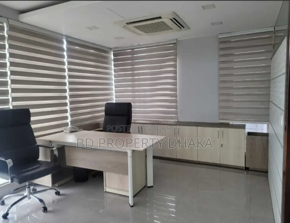 4500 Sqft Furnished Open Commercial property rent in Gulshan Avenue in Gulshan