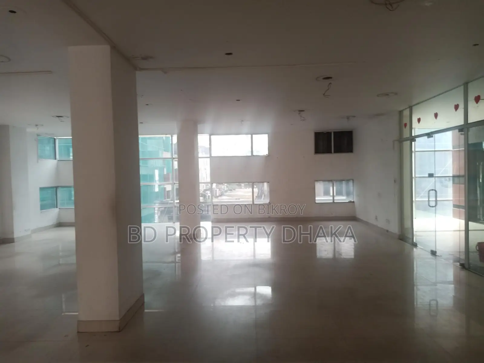2500 Sqft Open Commercial Space Rent in Gulshan Avenue in Gulshan