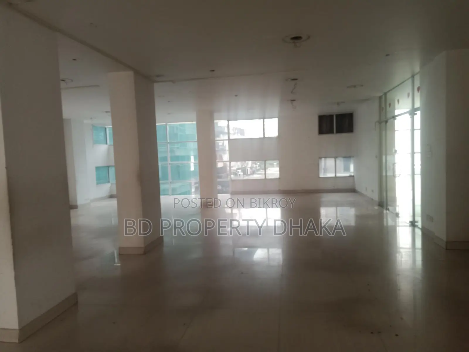 2500 Sqft Open Commercial Space Rent in Gulshan Avenue in Gulshan
