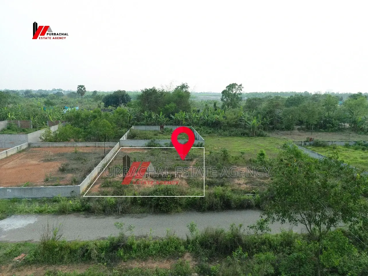 Near River, South Facing, 10 Katha Plot In Sec#4 in Purbachal