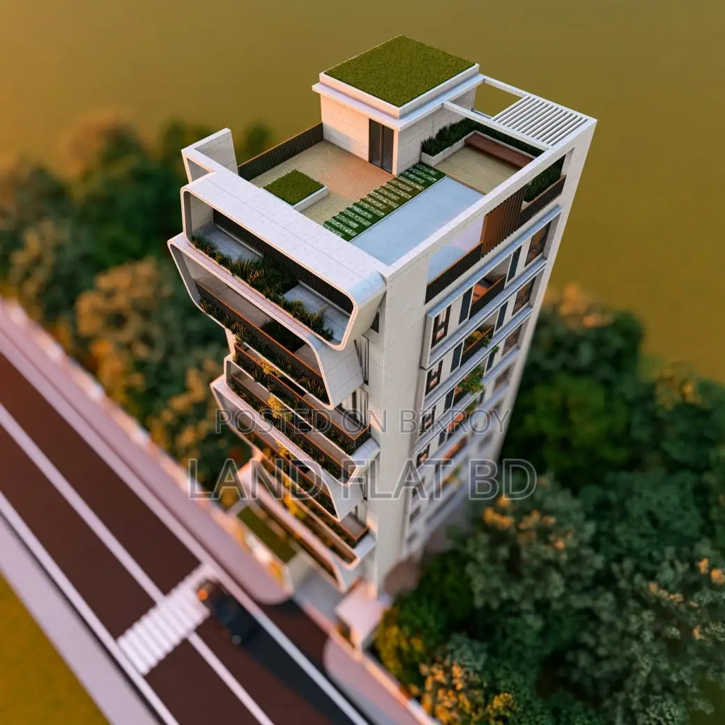 Flat via Land Share in Bashundhara R/A Block N in Basundhara