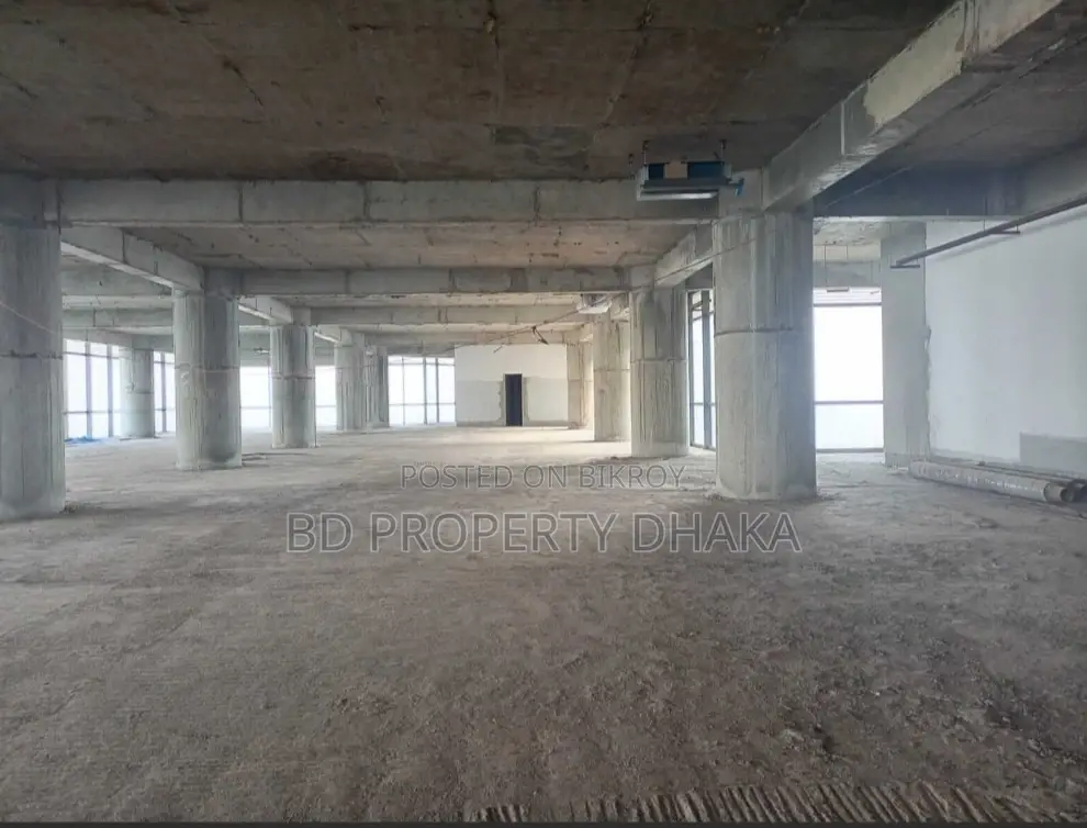 8500 Sqft New Building open commercial space Rent in Gulshan Avenue in Gulshan