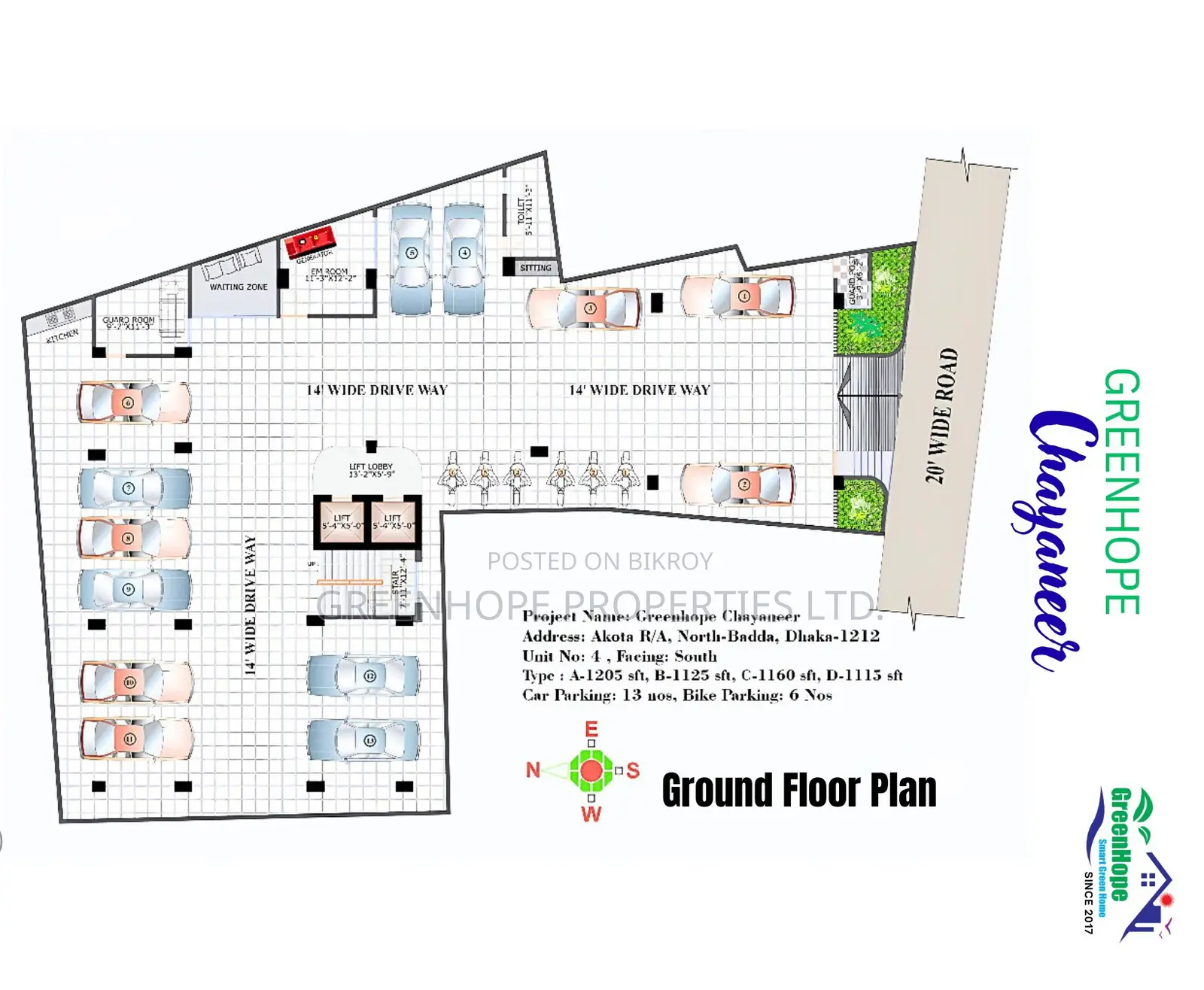 Flat in Badda with aesthetic design and modern facilities in Badda