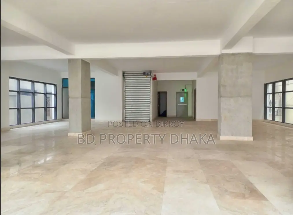 4000 Sqft Open Ground Floor Shop, Showroom, or Cafe for Rent in Gulshan Avenue in Gulshan
