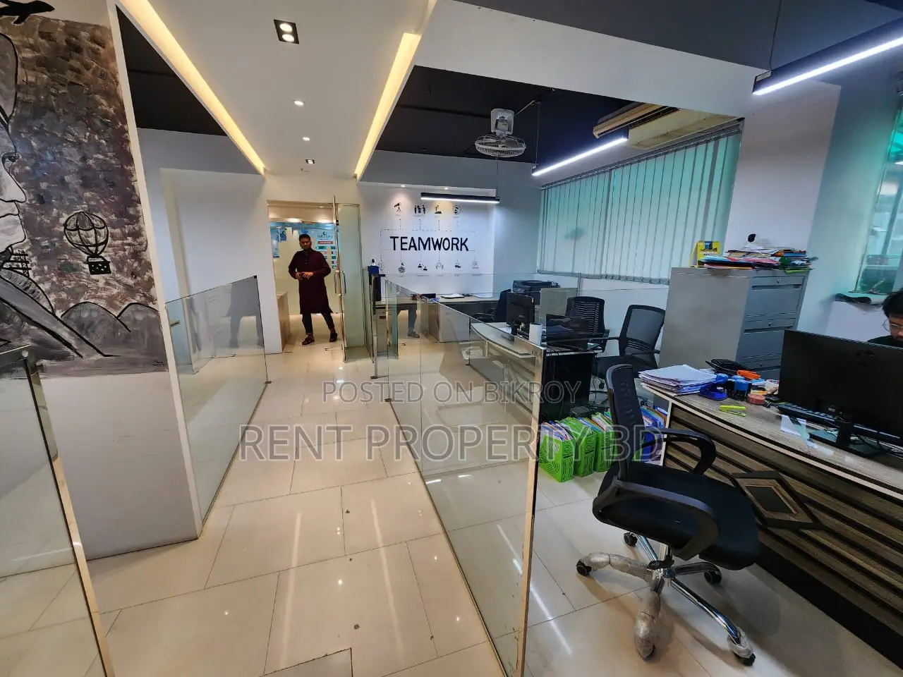 Full Furnished Commercial Office Space For Rent in Gulshan in Gulshan