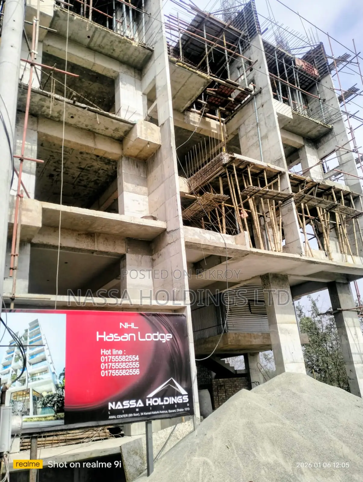 Two-Side Open New Luxurious Flat at Sector-11, Jolshiri Abashon in Dhaka