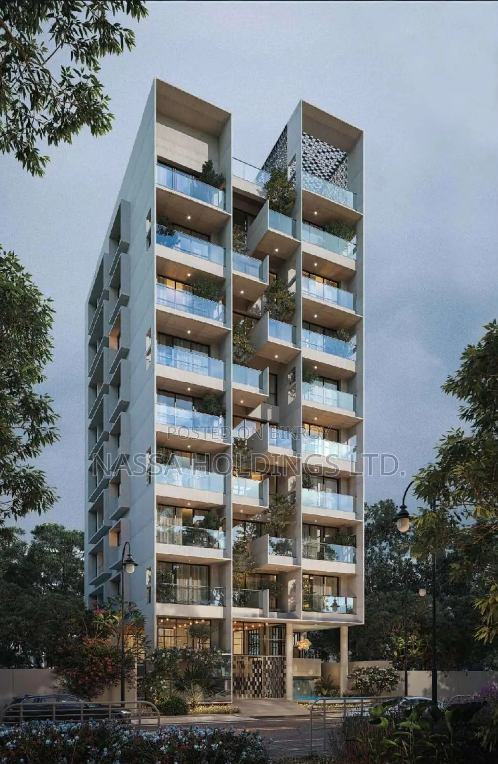 Two-Side Open New Luxurious Flat at Sector-11, Jolshiri Abashon in Dhaka