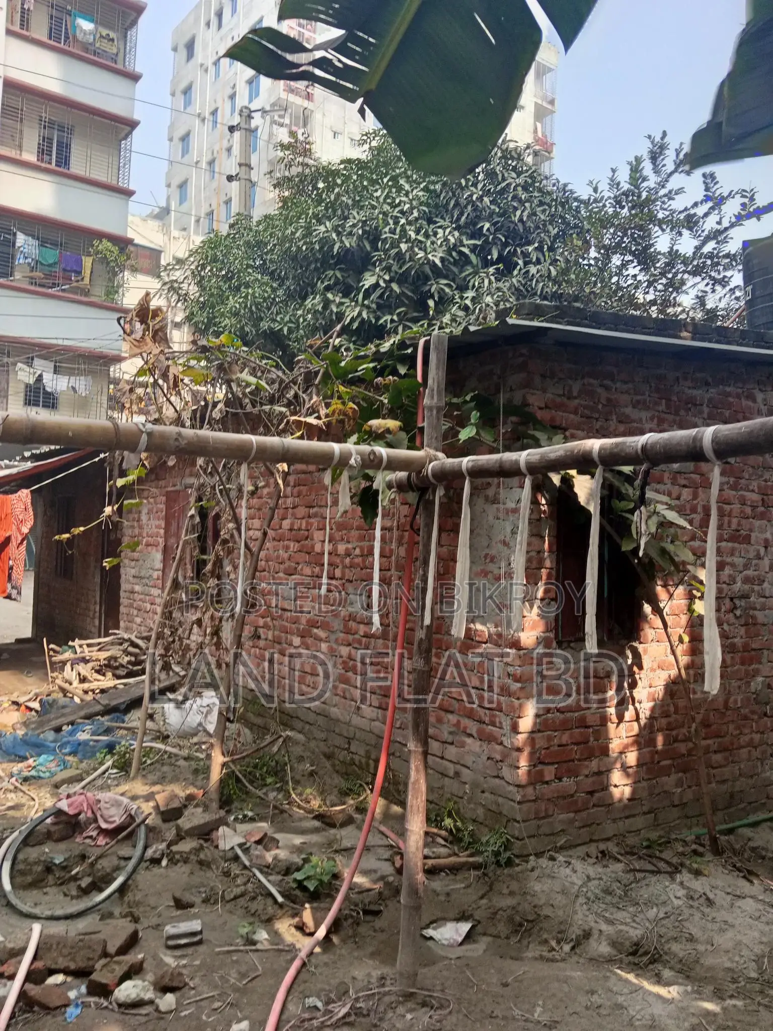 2.25 Katha land with boundary wall for sale in Mohammadpur
