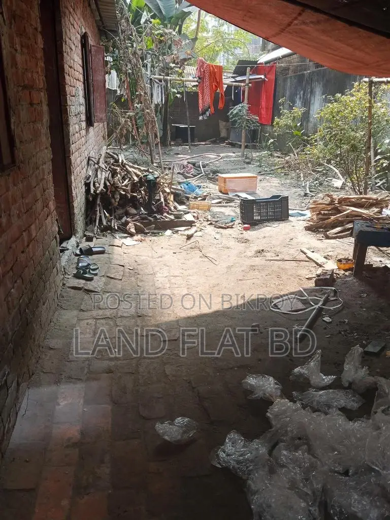 2.25 Katha land with boundary wall for sale in Mohammadpur