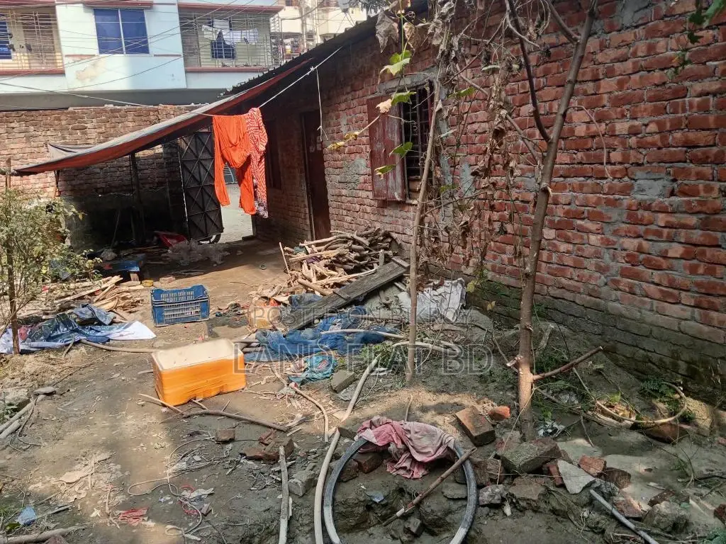 2.25 Katha land with boundary wall for sale in Mohammadpur