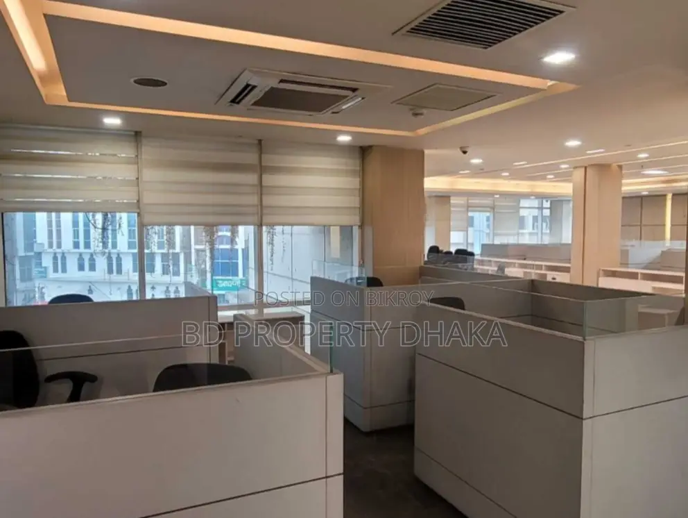 4500 Sqft New Building Full Furnished Commercial Space Rent In Gulshan in Gulshan