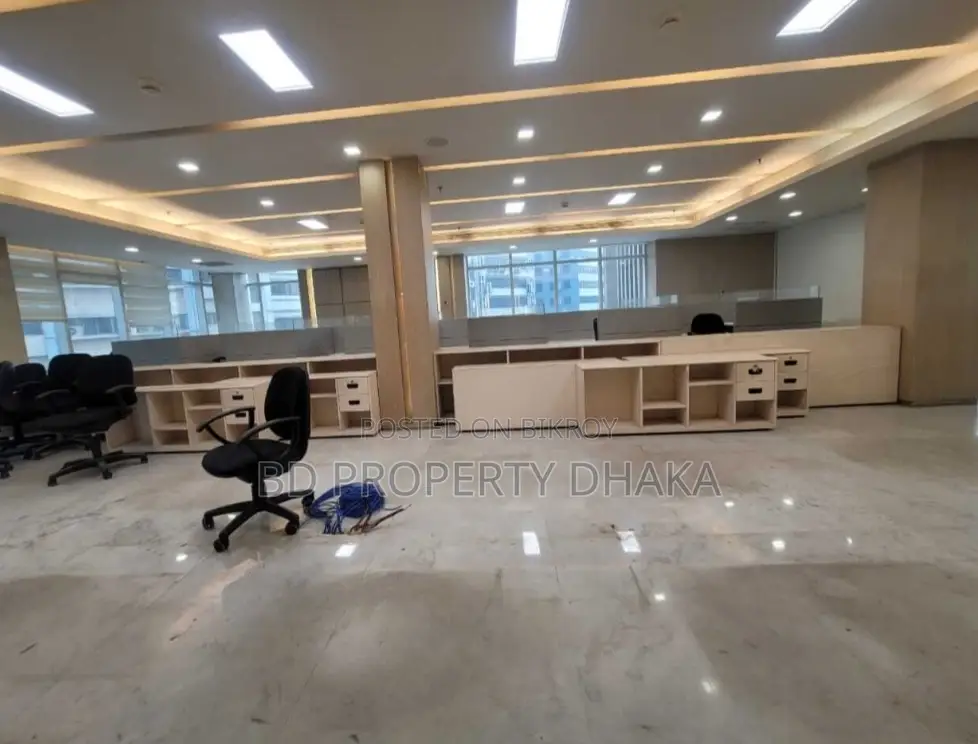 4500 Sqft New Building Full Furnished Commercial Space Rent In Gulshan in Gulshan
