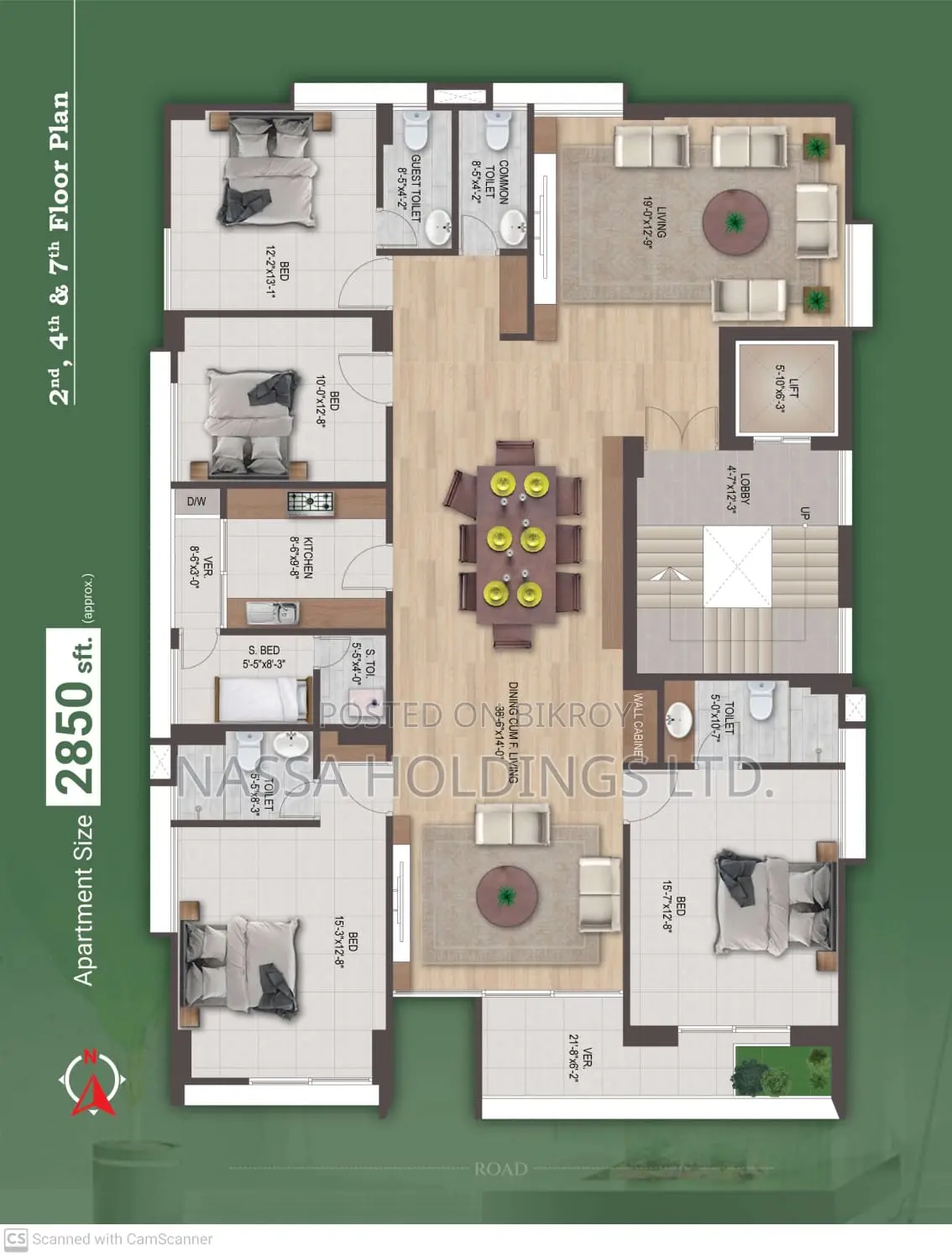 South Facing Ongoing Flat For Sale in Jolshiri R/A Sector-13A in Uttara