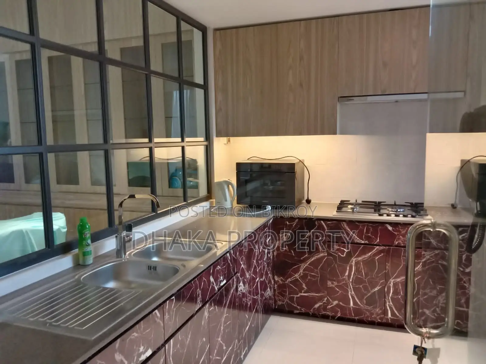 Gym Swimming Pool Luxury Flat Rent At Gulshan Model Town (3Bed2250SqFt.) in Gulshan