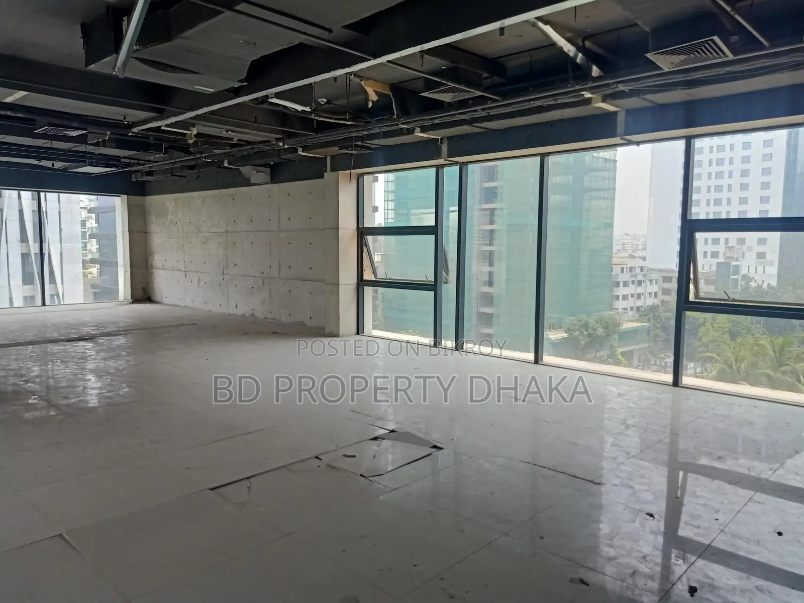 3020 Sqft Open Commercial Space Rent In Gulshan Avenue in Gulshan