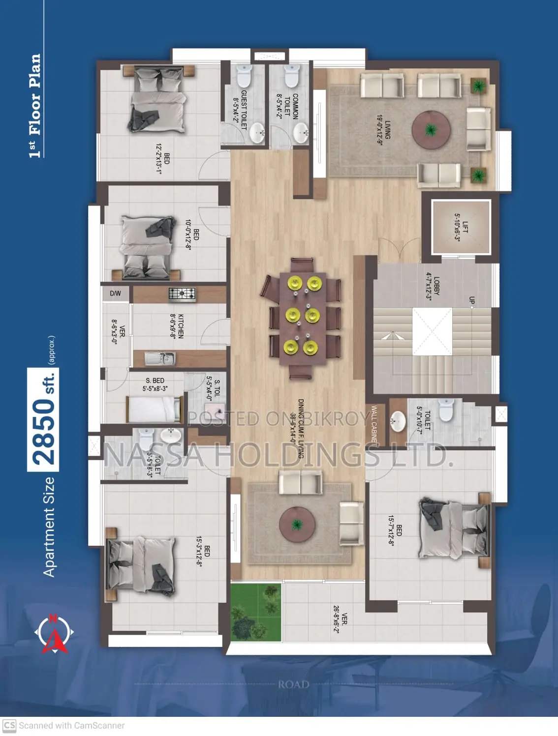 Luxurious Ongoing Flat For Sale in Jolshiri R/A in Uttara