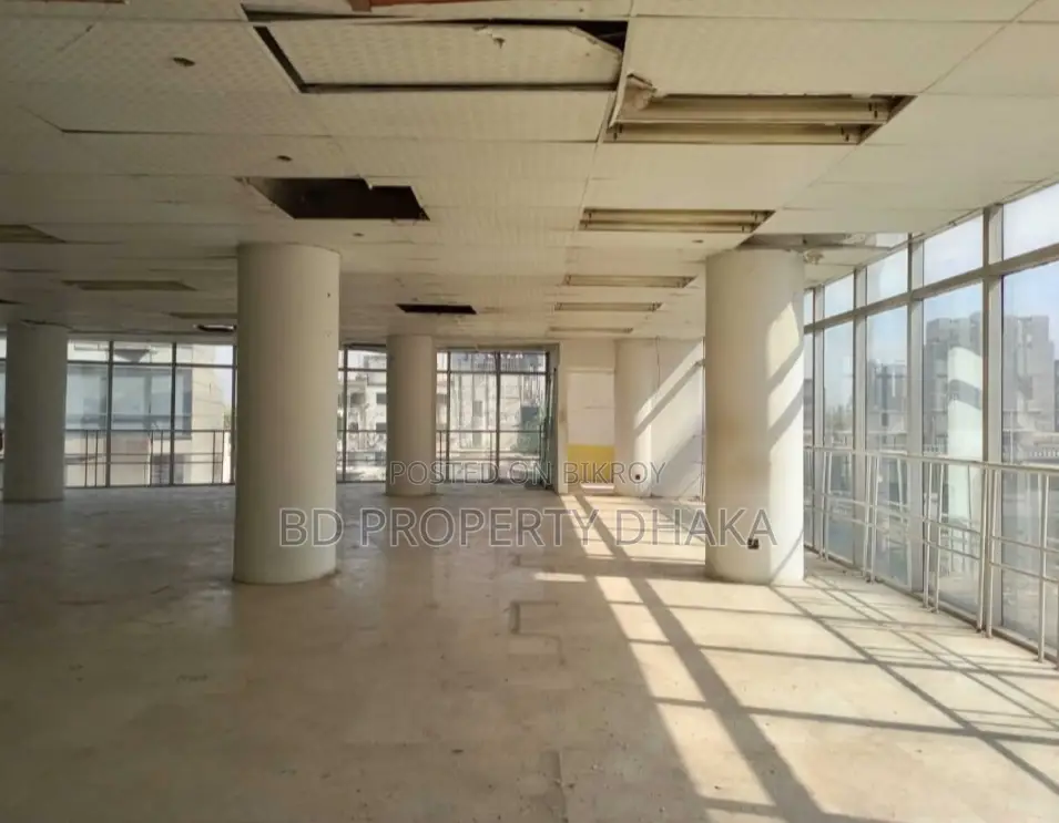 5000sqft Newly Building open Commercial house rent in Gulshan Avenue in Gulshan
