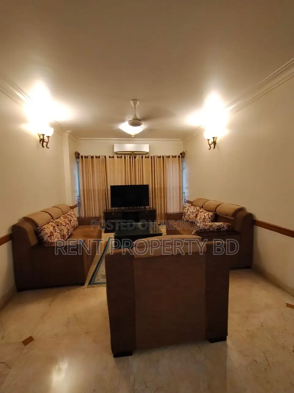 Baridhara Diplomatic Fully Furnished Apartment for Rent in Baridhara