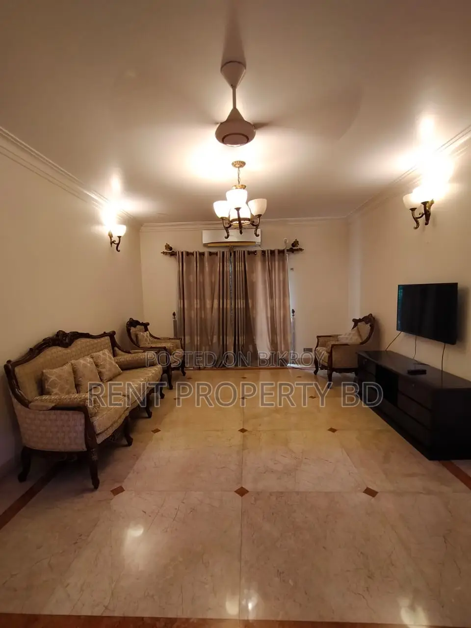 Baridhara Diplomatic Fully Furnished Apartment for Rent in Baridhara