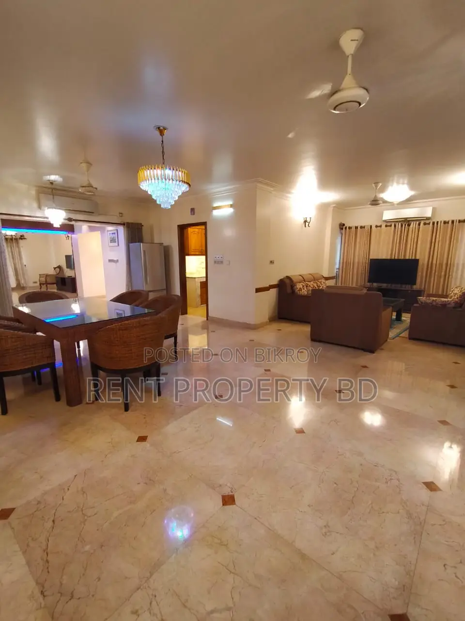 Baridhara Diplomatic Fully Furnished Apartment for Rent in Baridhara