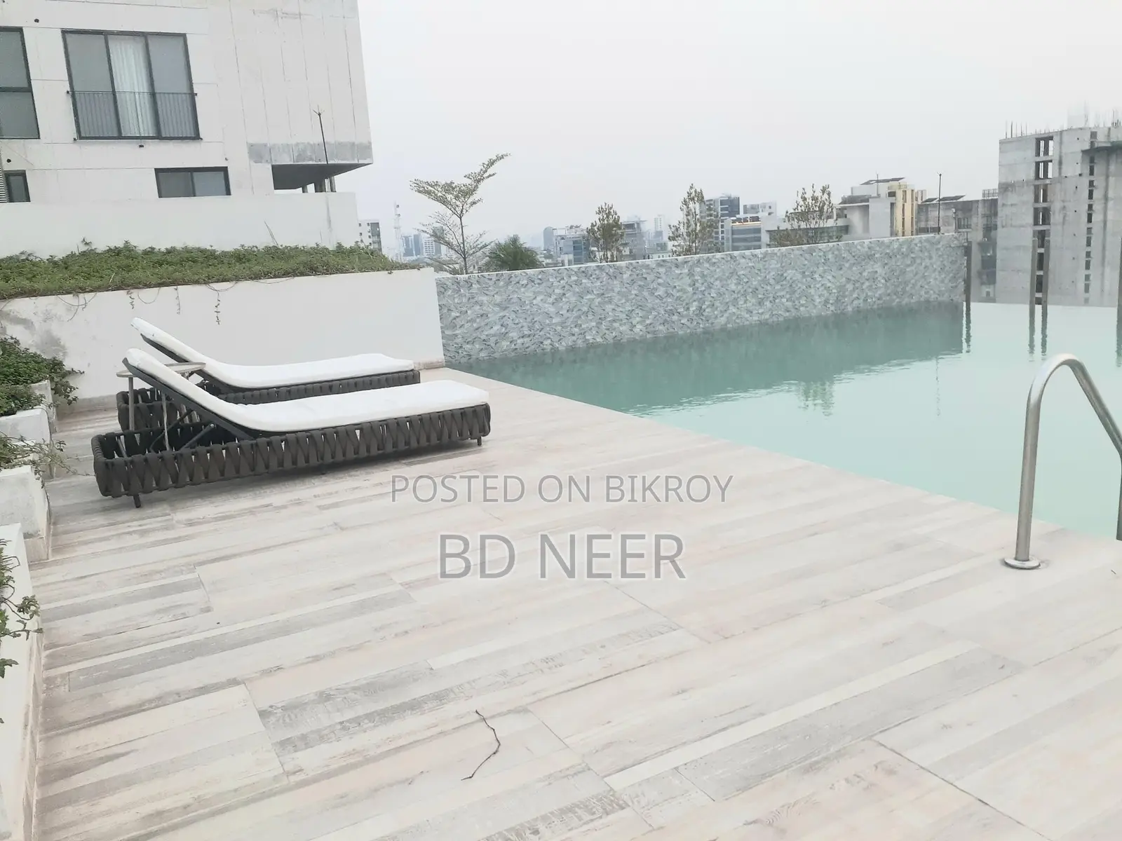Gym swimming 4 Bed room Flat Rent in Gulshan-2 North in Gulshan