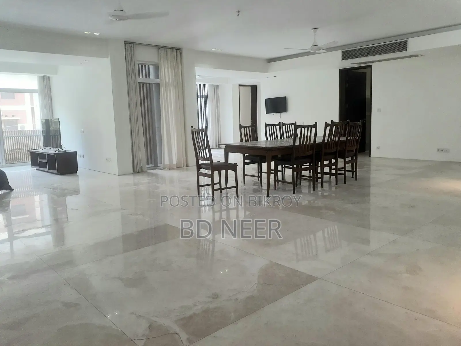 Fully Furnished 3 Bedroom Flat Rent in Gulshan-2 in Gulshan