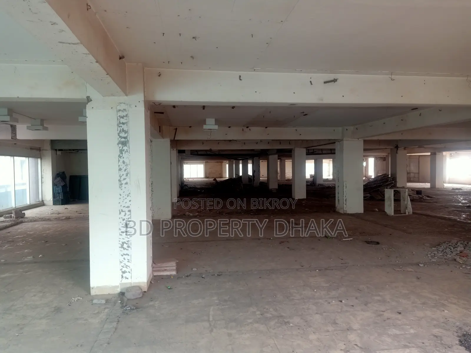 7700sft ground and 1St floor commercial space for rent in Mohakhali