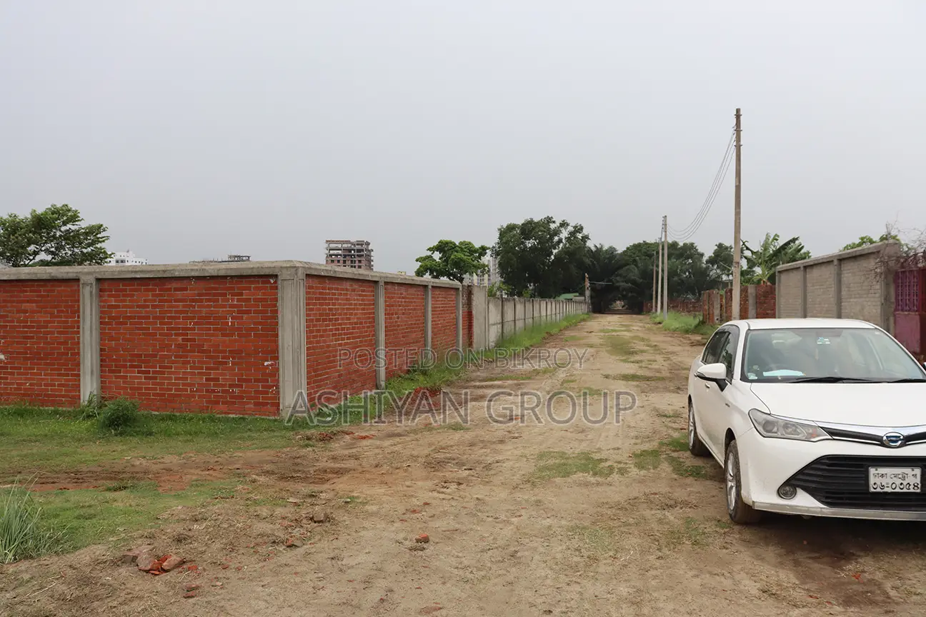 Fully ready plot for sale opposite Dhaka Airport, adjacent to Hajj Camp in Khilkhet