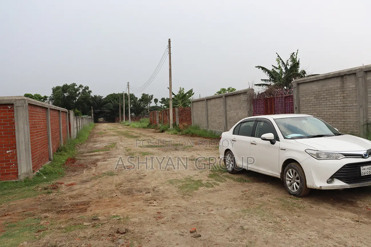Fully ready plot for sale opposite Dhaka Airport, adjacent to Hajj Camp in Khilkhet