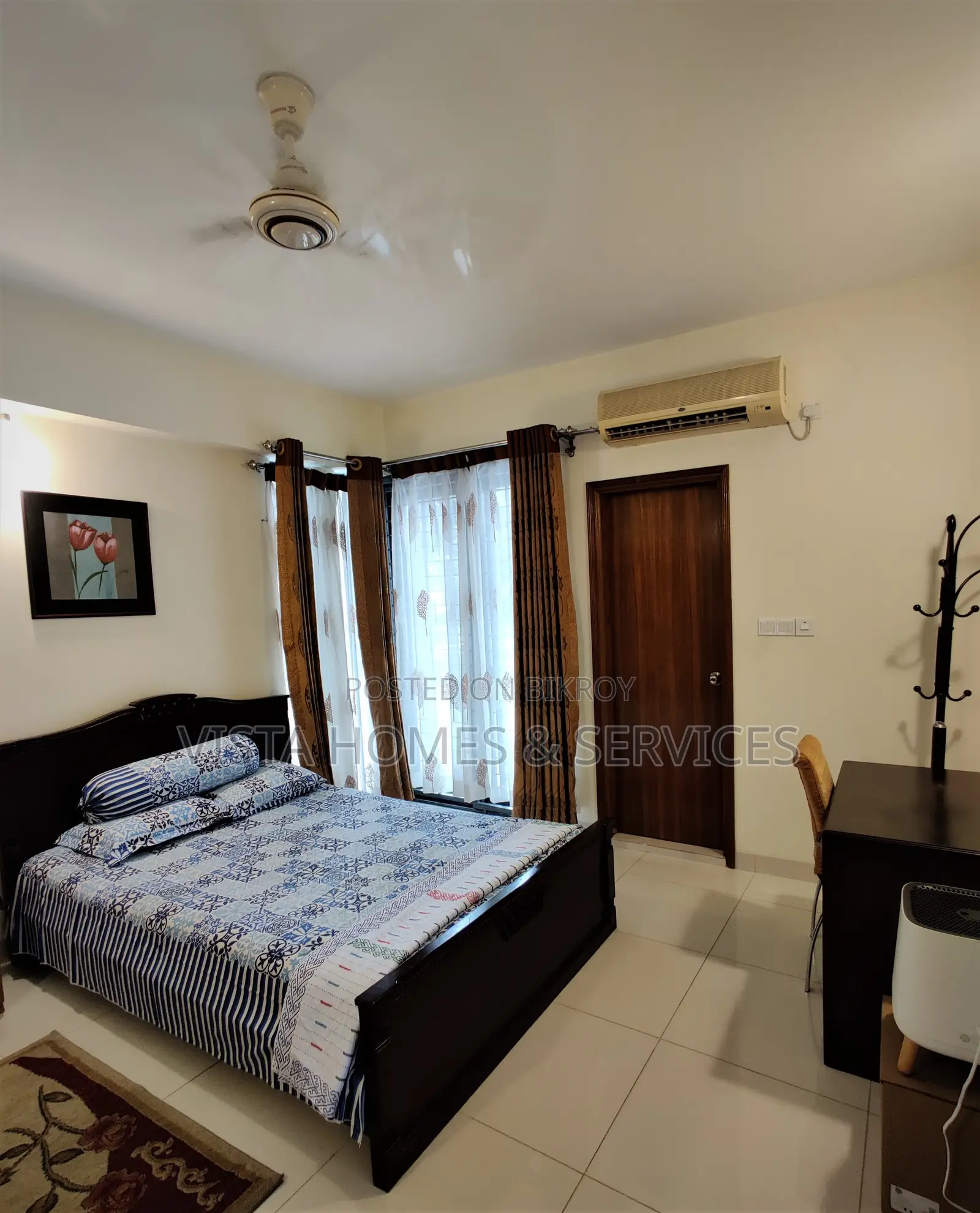 Elegant Lakeside Living | Fully Furnished 3 Bed Apartment in Gulshan-1 in Gulshan