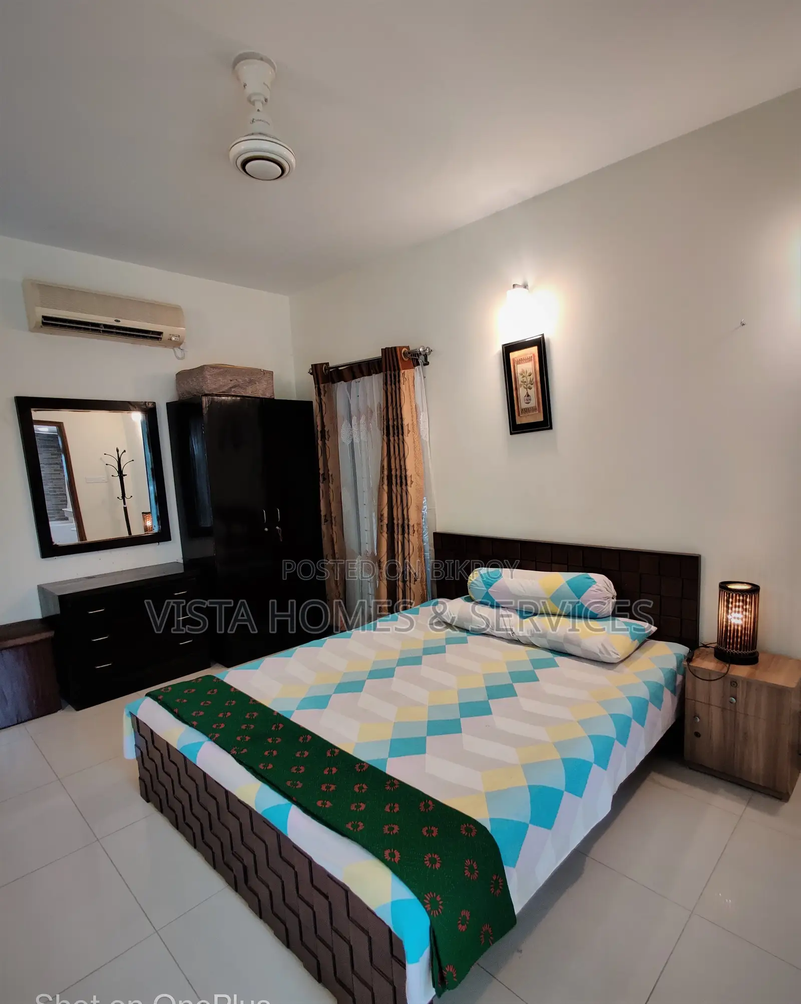 Elegant Lakeside Living | Fully Furnished 3 Bed Apartment in Gulshan-1 in Gulshan