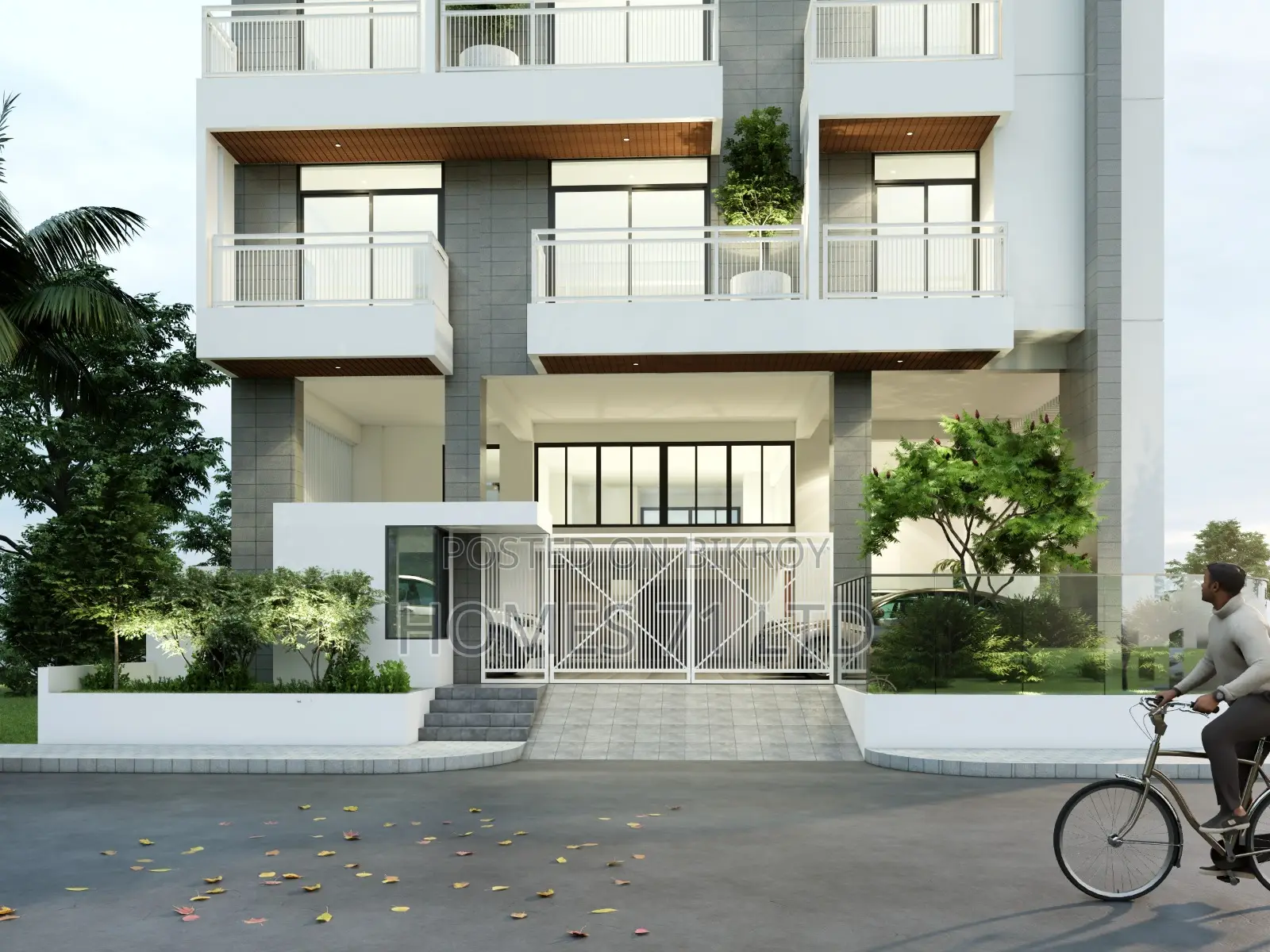 2850 Sft Three Side Open Flat For Sale at Jolshiri Abashon in Dhaka