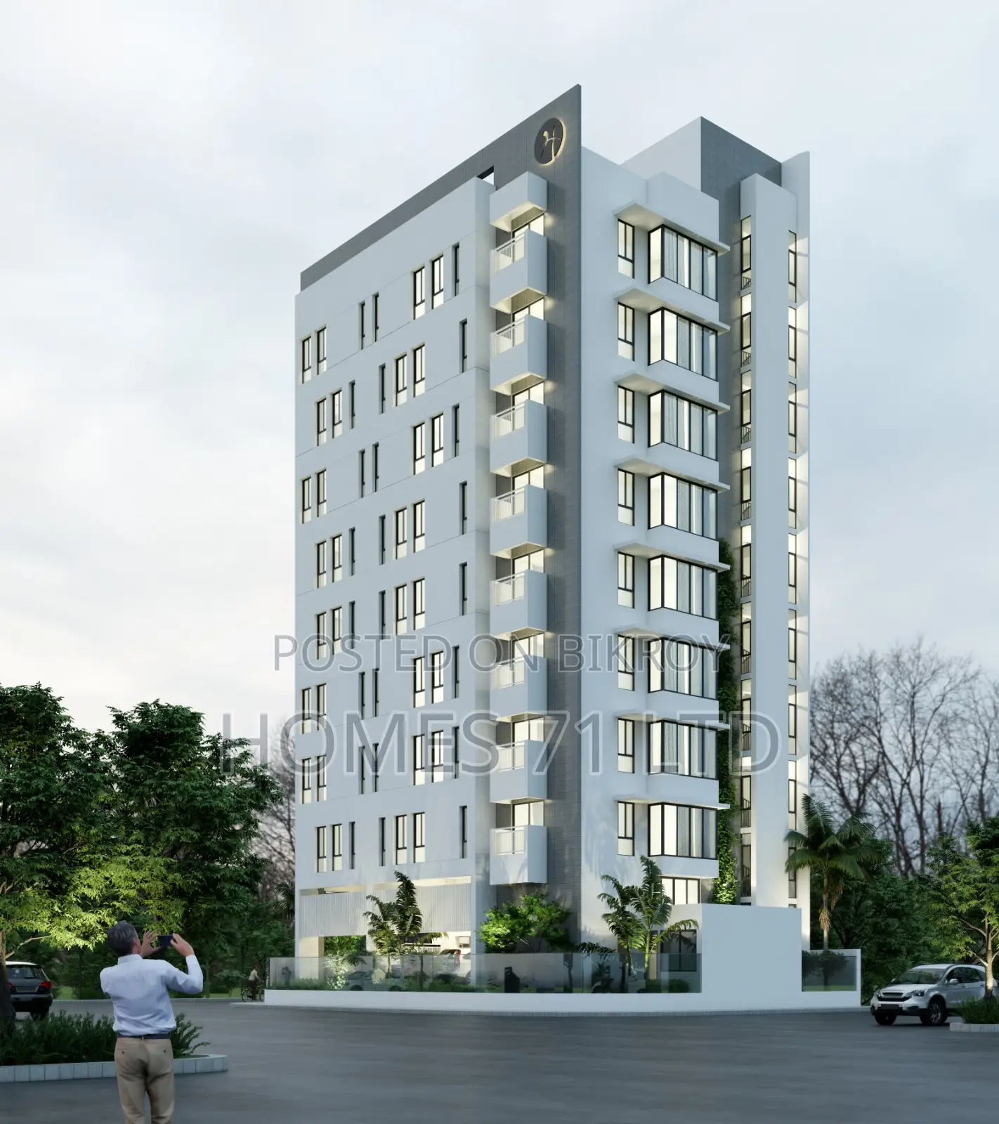 2850 Sft Three Side Open Flat For Sale at Jolshiri Abashon in Dhaka