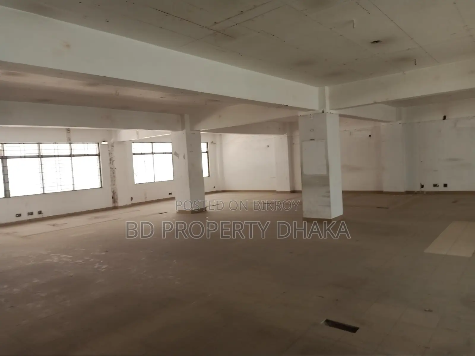 3000 Sqft Open Commercial Space Rent In Gulshan Avenue in Gulshan