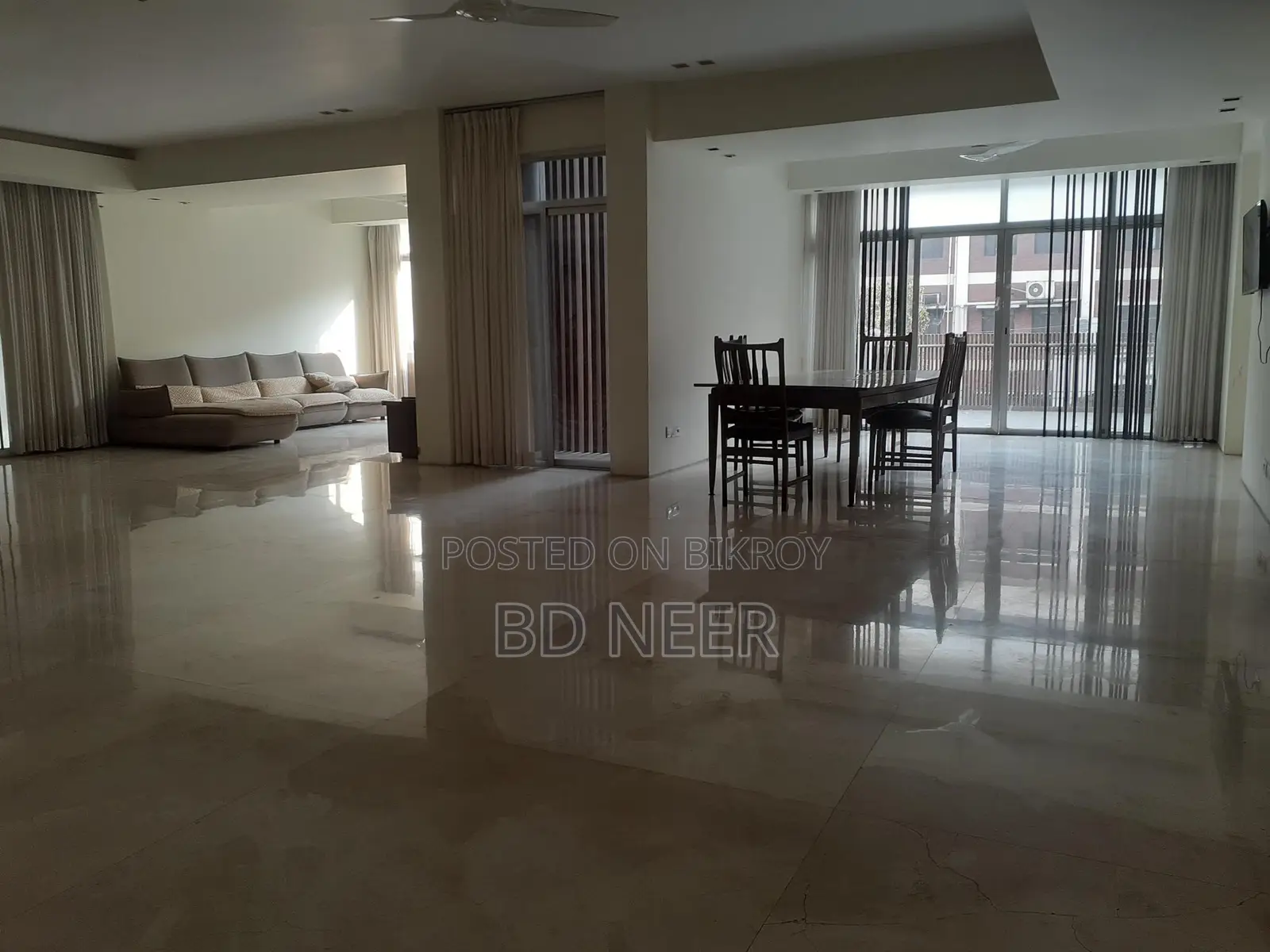 Gym & Pool Facilities Furniture Flat Rent at Gulshan-2 in Gulshan