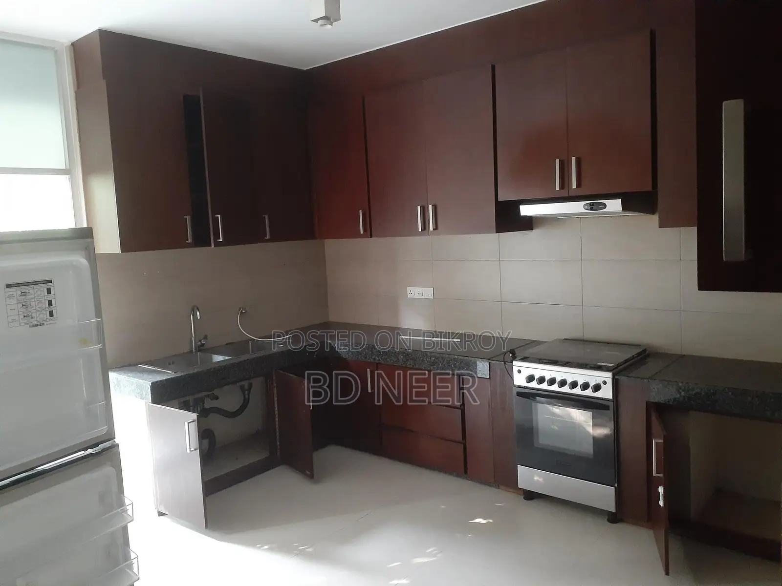 Gym & Pool Facilities Furniture Flat Rent at Gulshan-2 in Gulshan