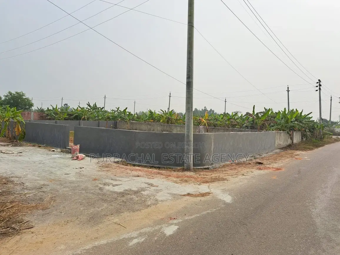 Front 30ft/42ft Corner, 10 Katha Plot In Sec#1 in Purbachal