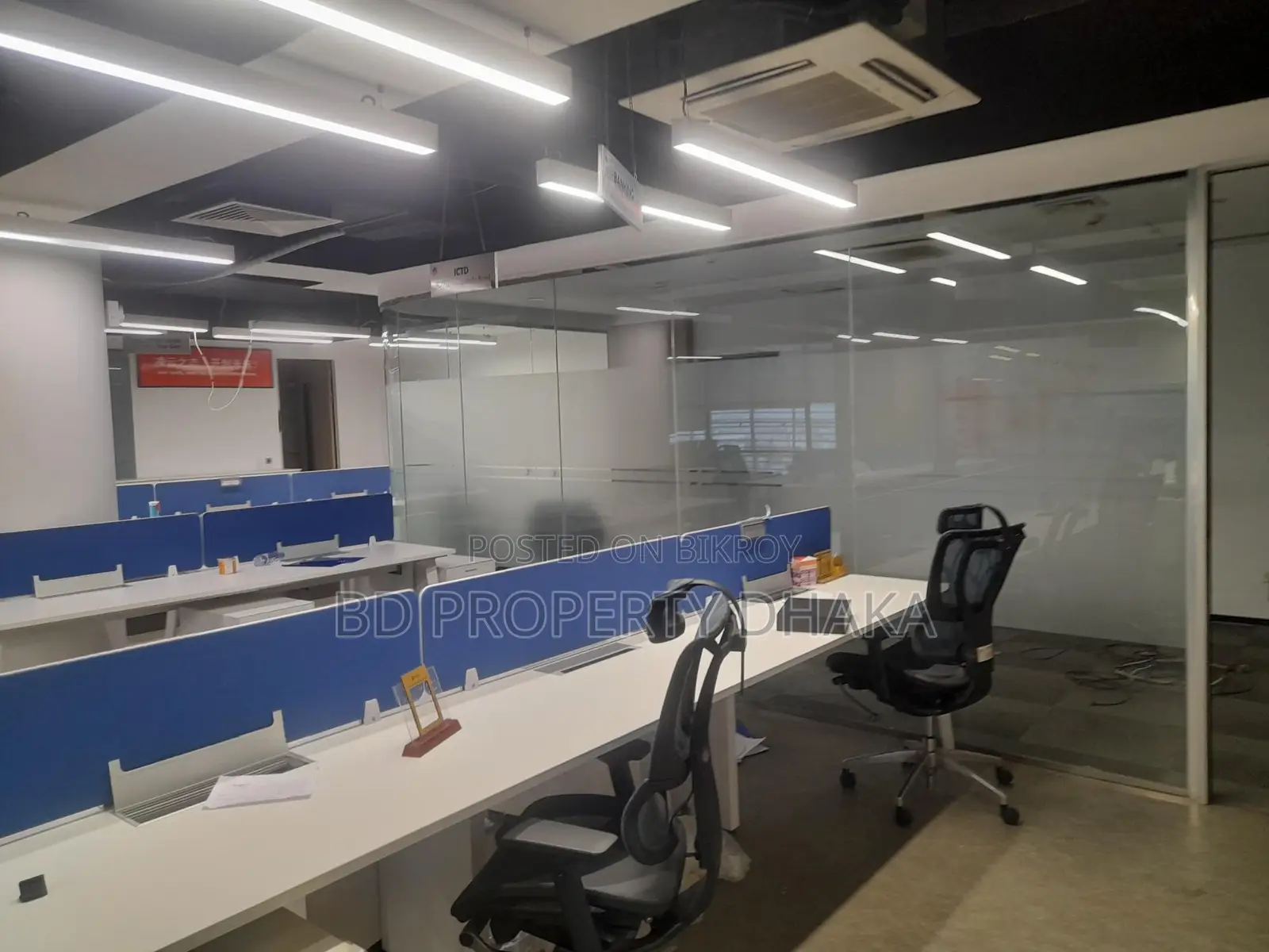 6067 Sqft Newly Building Semi Furnished Commercial Space Rent In Gulshan in Gulshan
