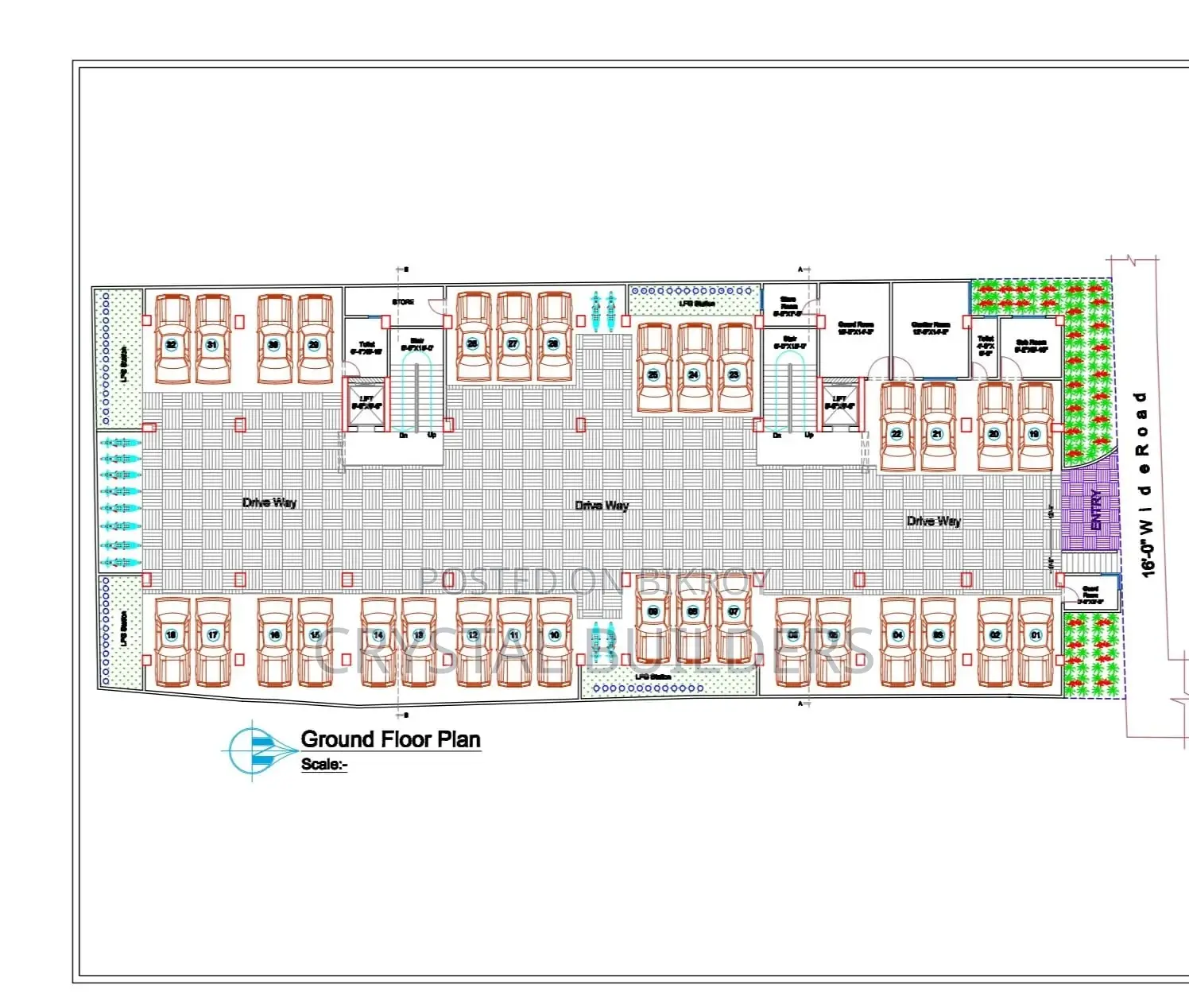 1450 sft Flat in Badda