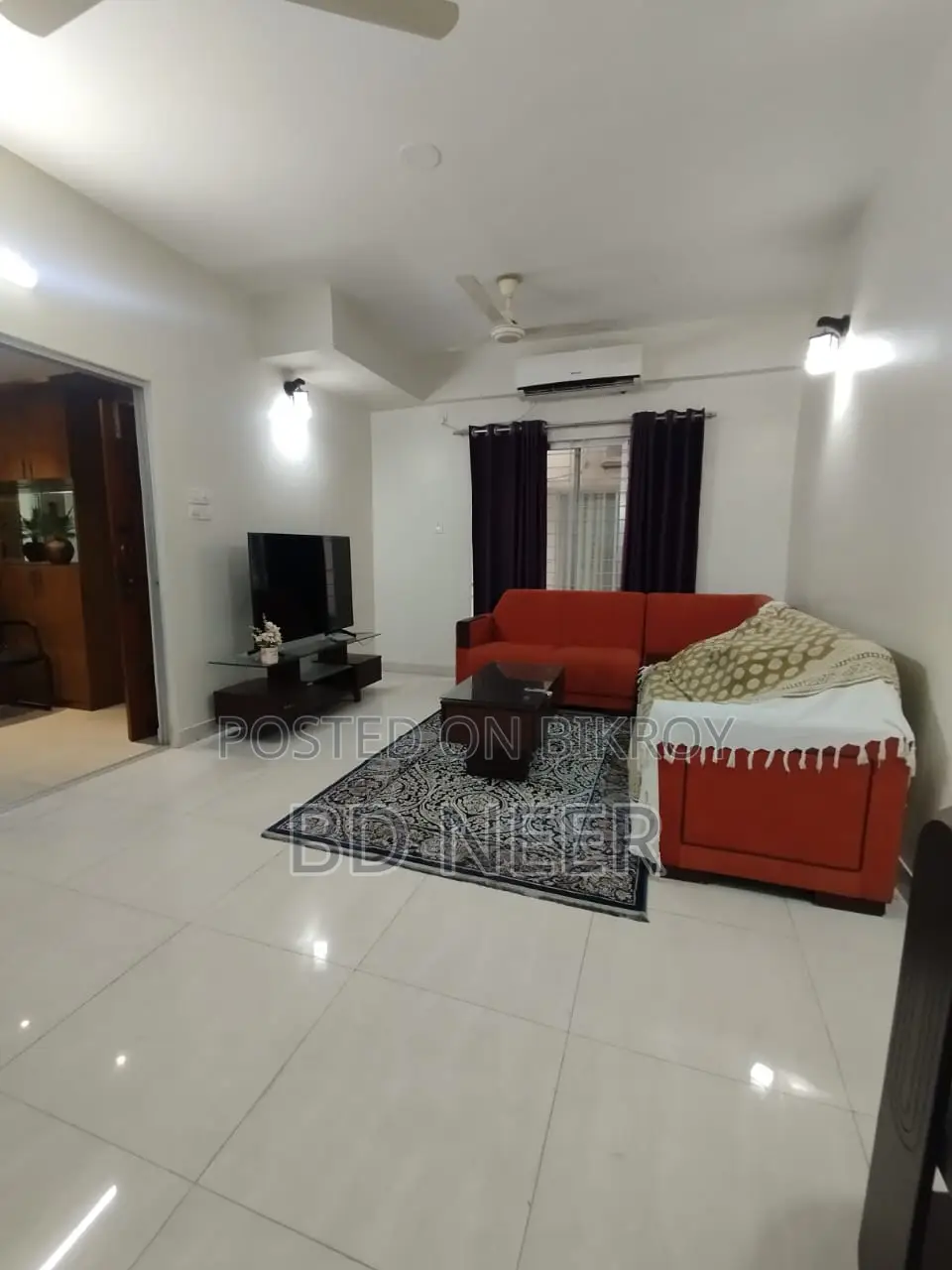Pretty Looking 2550 Sft 3 Bed Room Apt Rent in Banani North in Banani