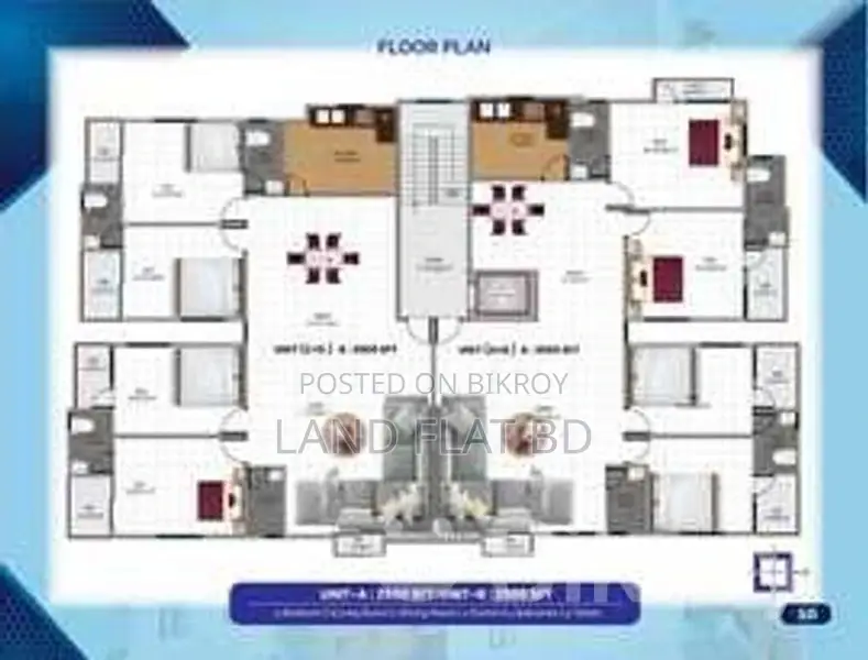 2500 sq ft duplex flat for sale at Rayer Bazar near Dhanmondi in Dhanmondi
