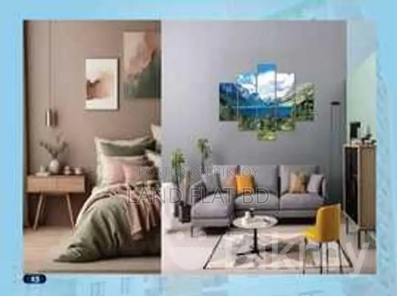 1250 sq ft flat in a building under construction at Rayer Bazar near Dhanmondi in Dhanmondi