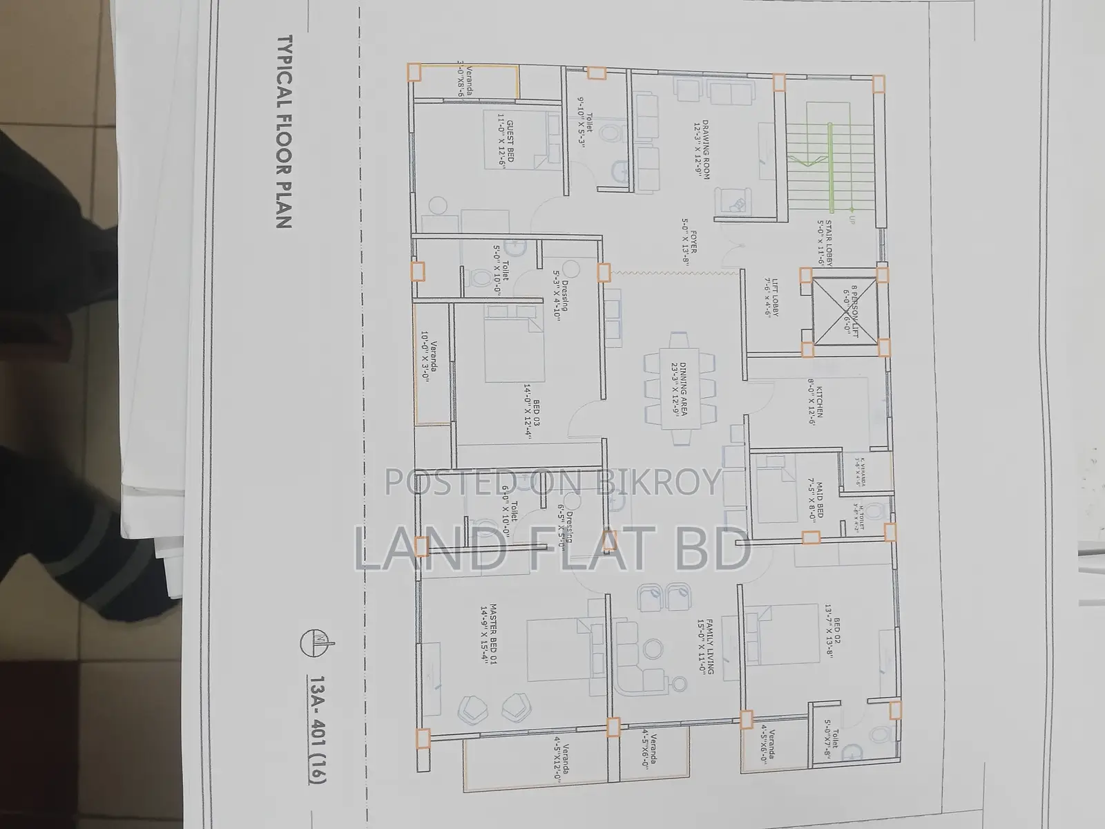 2850 SFT ON GOING FLAT FOR SALE @ JOLSHIRI ABASHON. in Dhaka