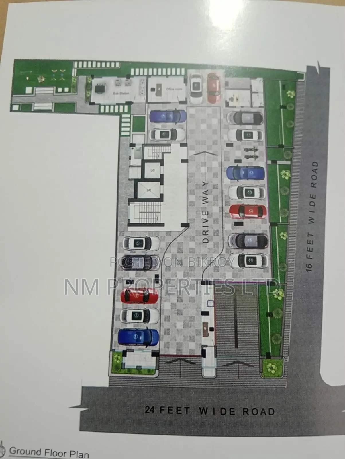 1300 Sq. Ft. South-Facing Flat in Shewrapara in Mirpur