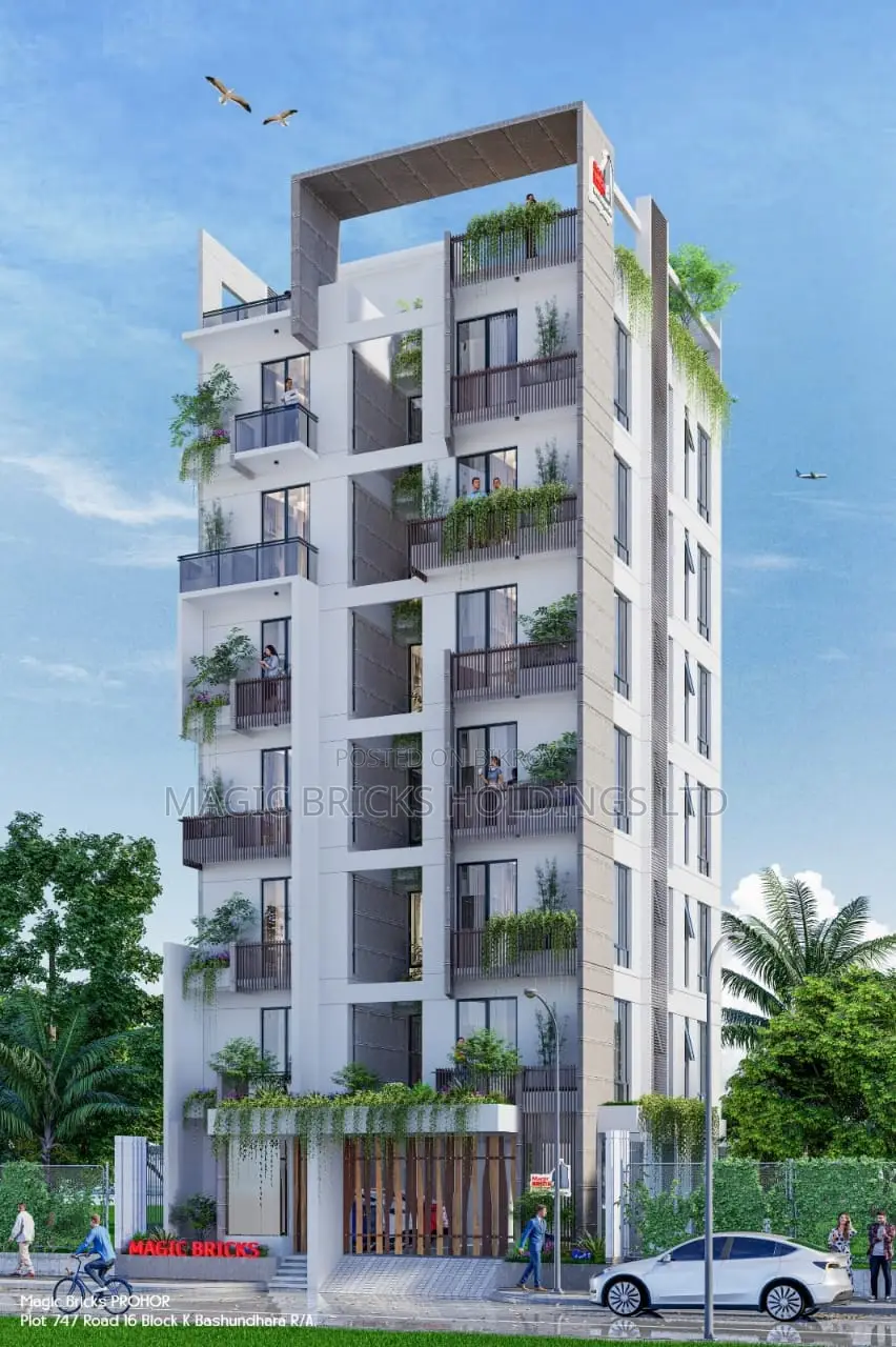 Brand New South Facing Ongoing FLAT SALE at Block K Basundhara. in Basundhara