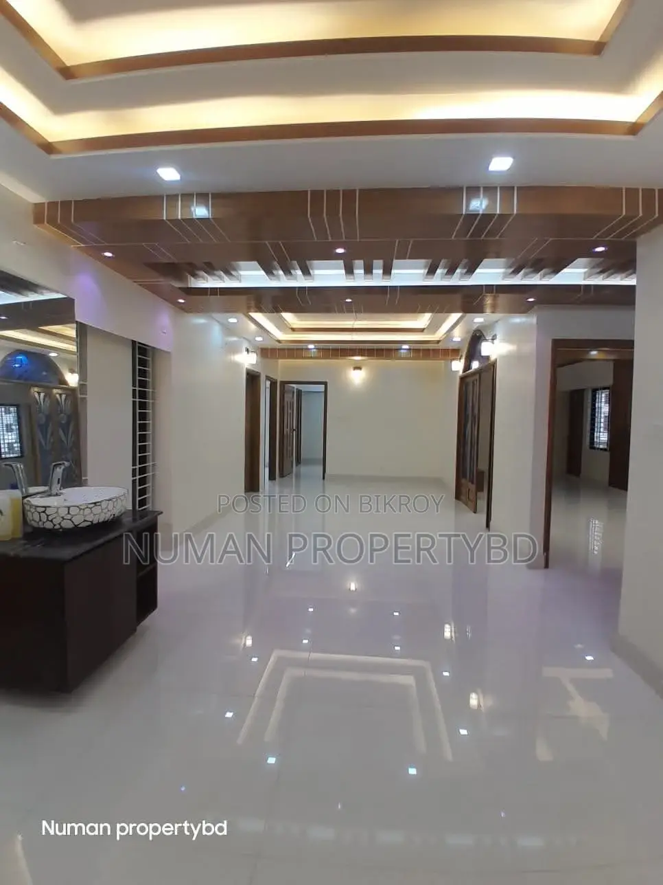 2400 sq ft 4 bedroom full interior design new luxury semi-furnished flat for rent in Basundhara