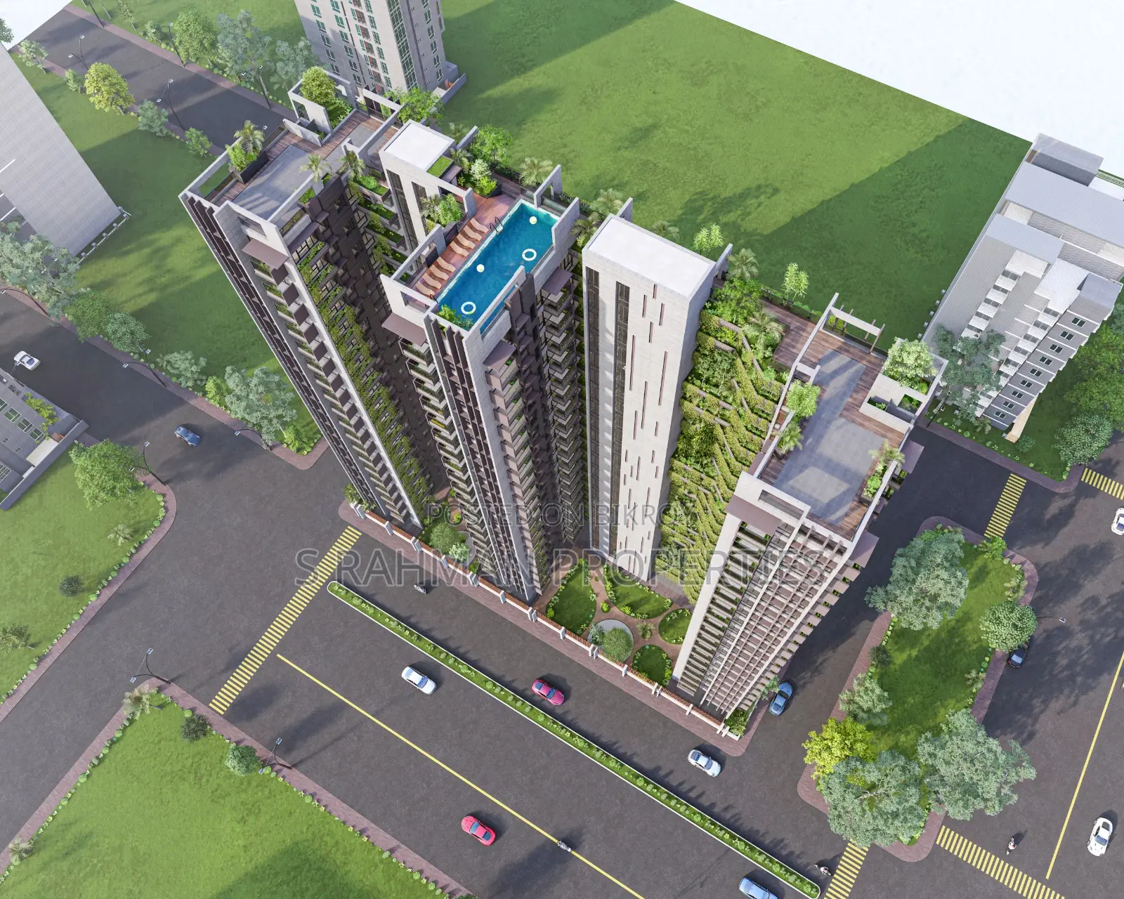4-Bedroom Apartment in SR Dream Tower, Bashundhara for Sale in Basundhara